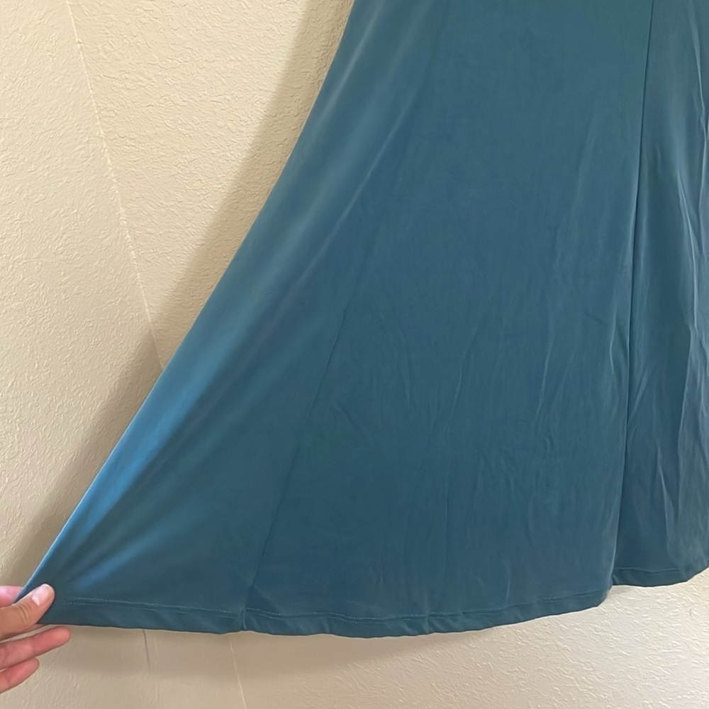 Alyo Teal Strappy Dress - Picture 4 of 8